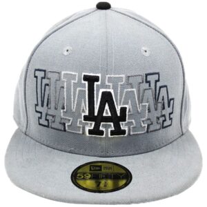 Boné New Era Beisebol Los Angeles Dodgers Aba Reta Fechado