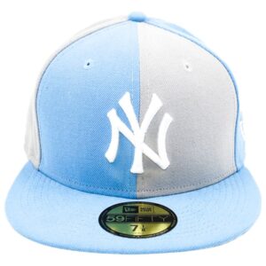 Boné New Era Beisebol New York Yankees Aba Azul Reta Fechado