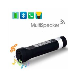 Lanterna Led Com Som Bluetooth Powerbank