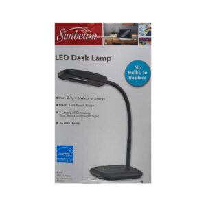 Luminária De Mesa Digital Com Luz De Led - Preto